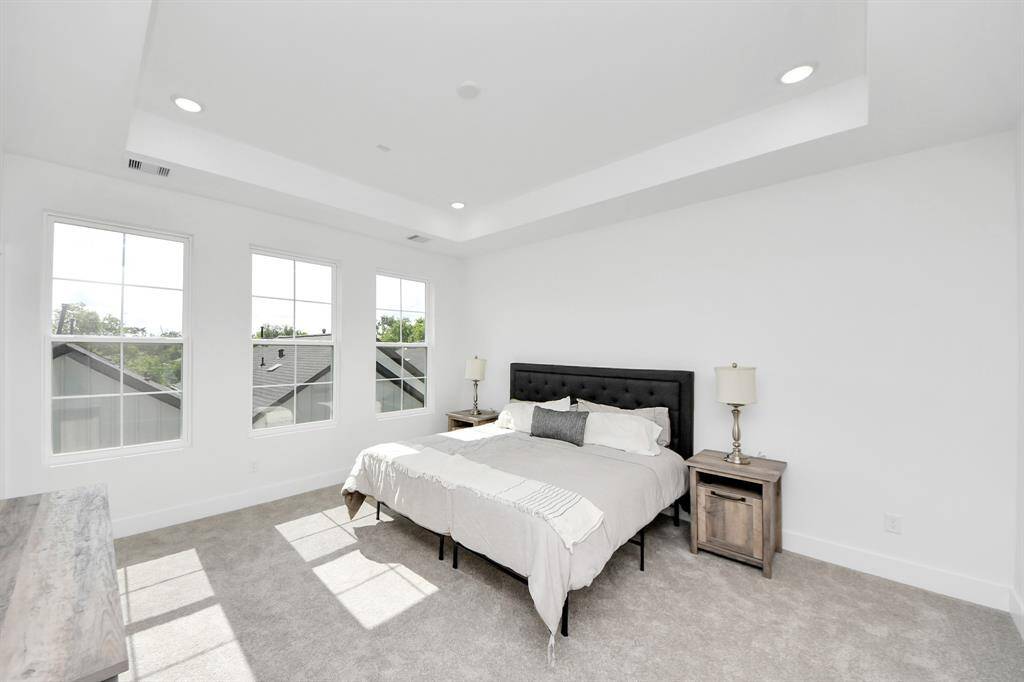 Primary bedroom on the third floor