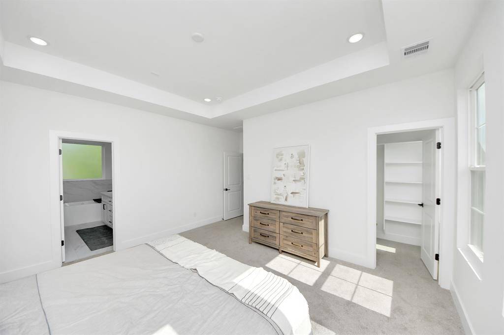 Primary bedroom on the third floor