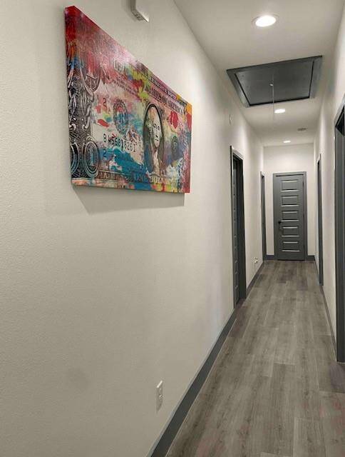 Hallway leading to bedrooms