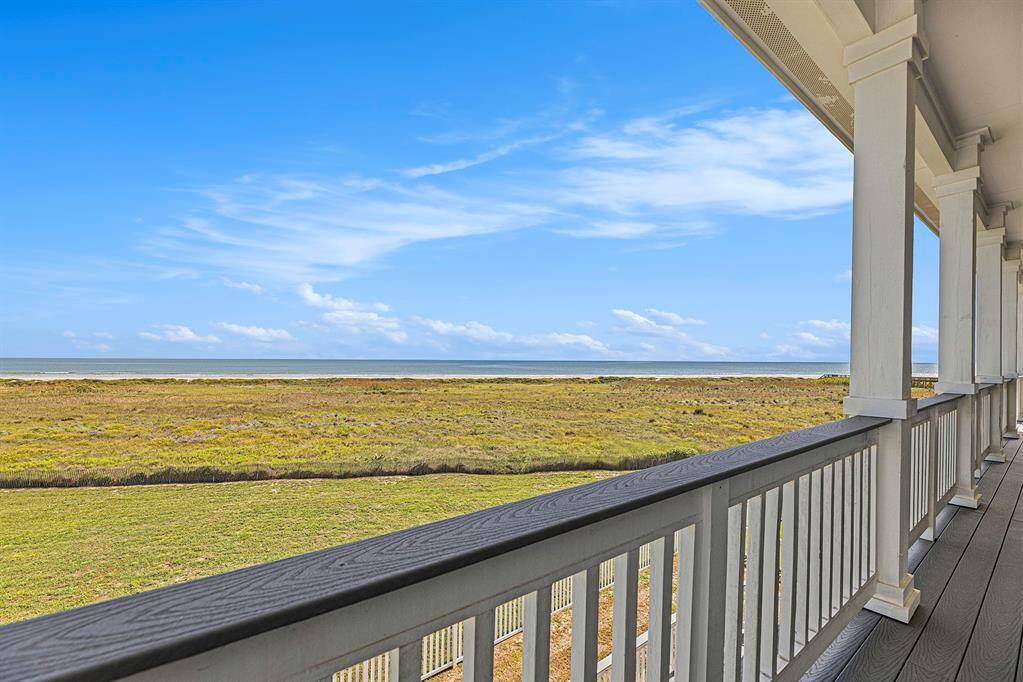 Ocean views from the second level balcony.