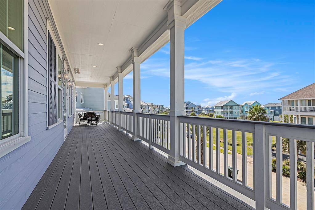 Second story front balcony.