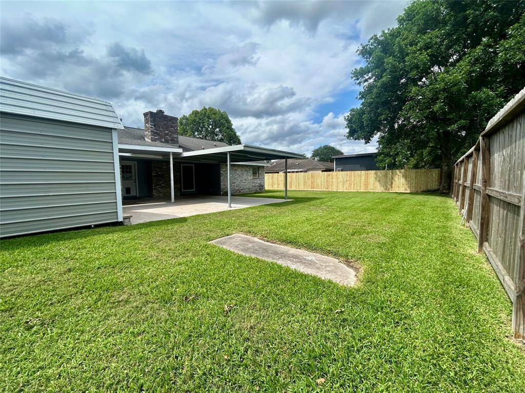 Back yard.
