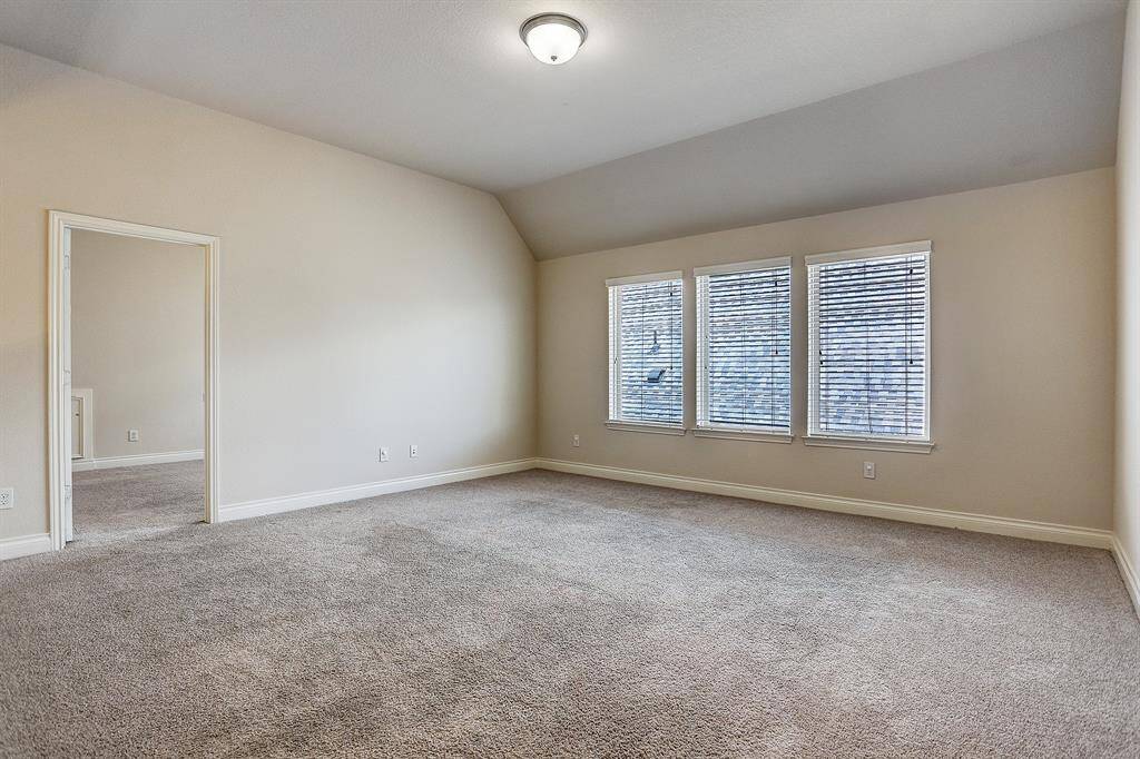 Game room with media room through the door