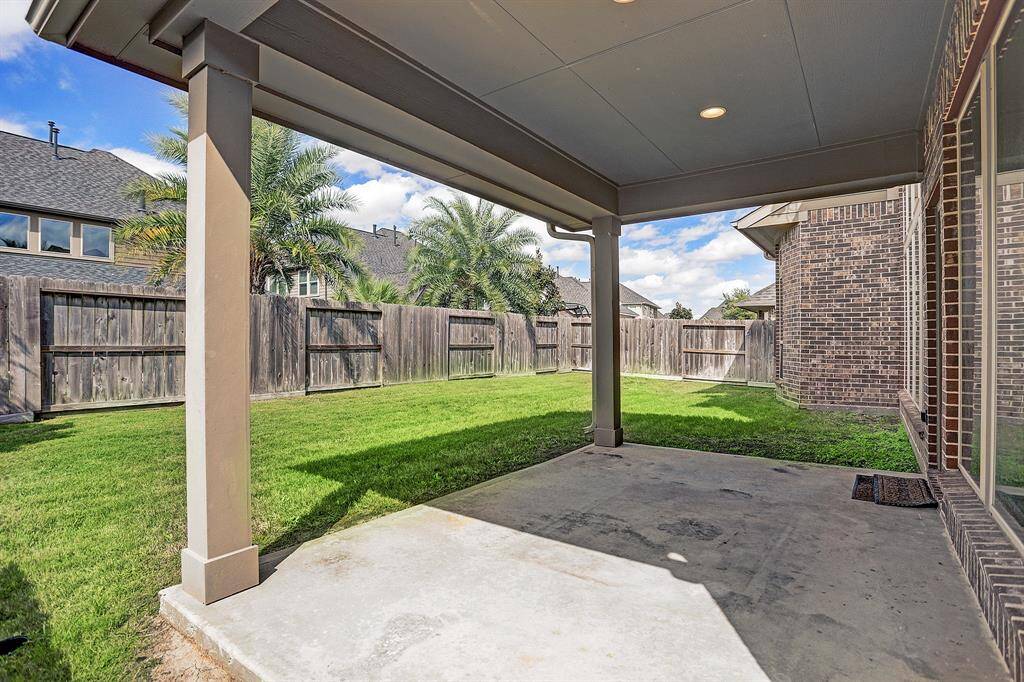 Covered patio