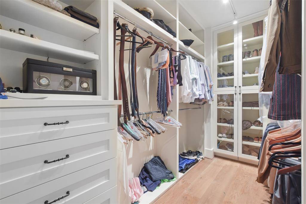 Second walk-in closet in the Primary bedroom.