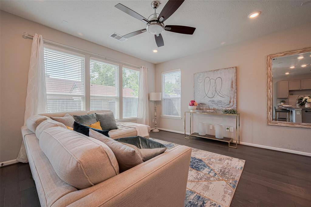 Expansive windows providing plenty of natural light.