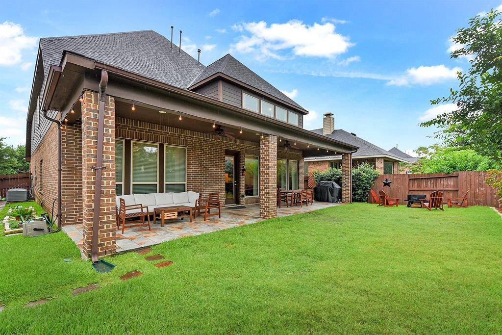 The expansive backyard offers potential for a pool and includes gutters installed around the entire home. Conveniently located just minutes from the Firethorne community clubhouse, pool, gym, and a wide array of amenities.