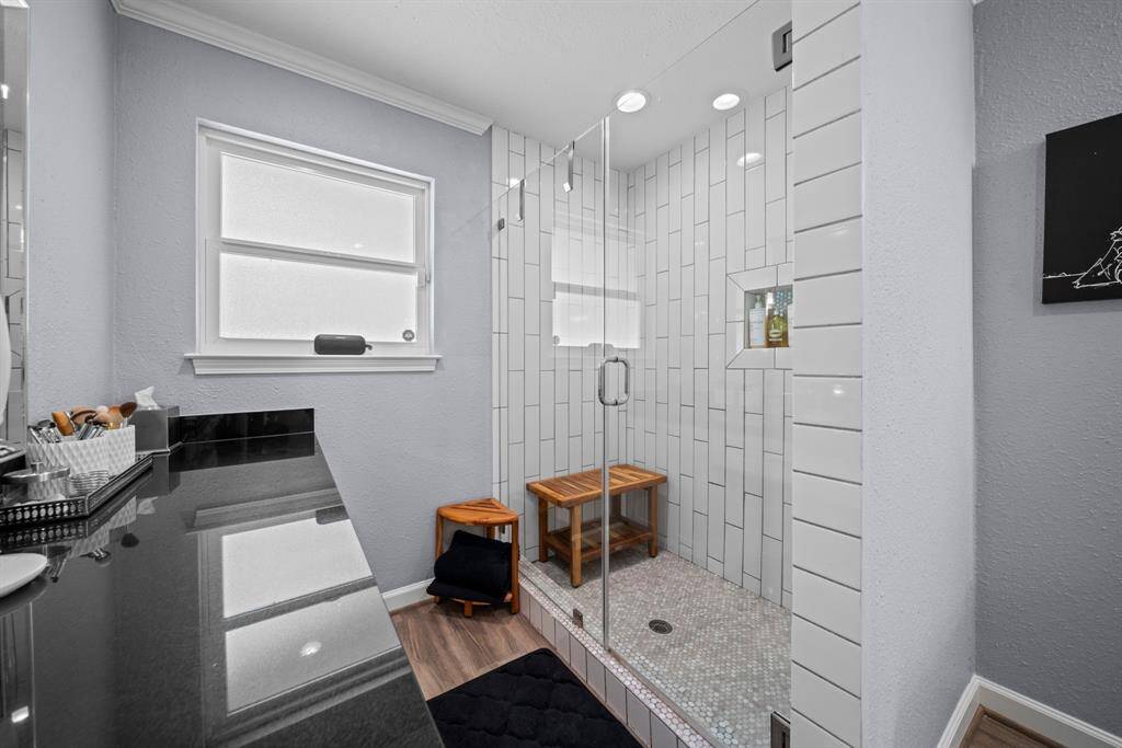 Oversized shower
