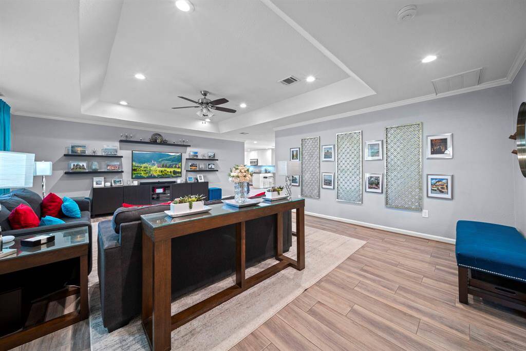 Spacious open concept living