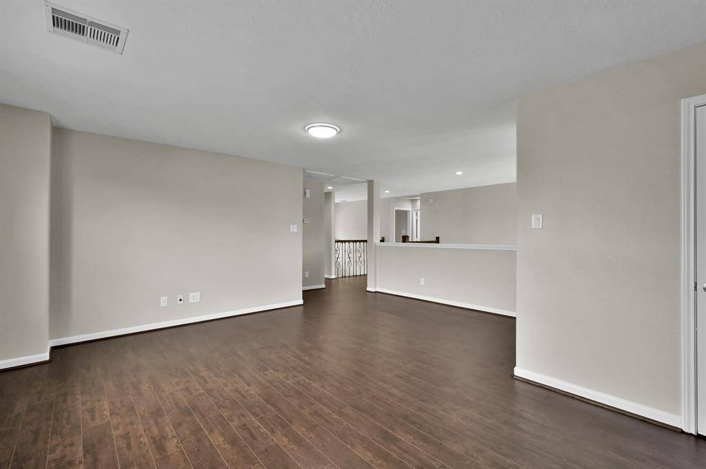 Game Room. Stairs are ahead on the right.