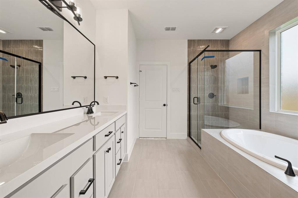 Sleek Tile & Designer Inspired Charm Throughout