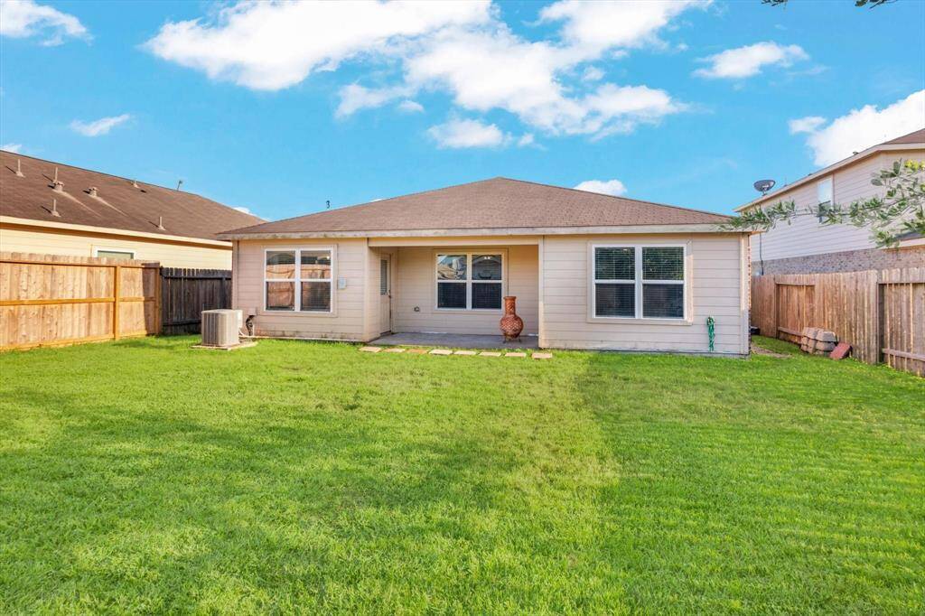 Large backyard