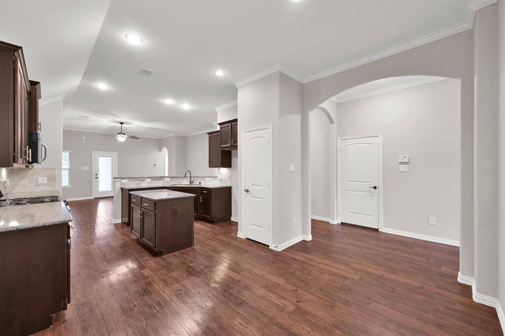 Breakfast area open to kitchen and family room. Large pantry too.