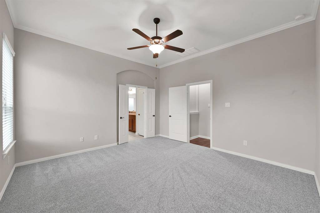 Master suite opens to en-suite