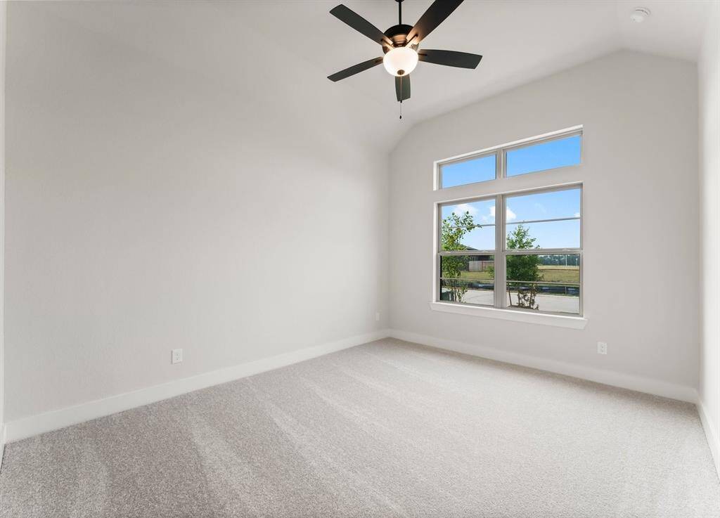Bedroom 2 with Walk-in Closet and Fan