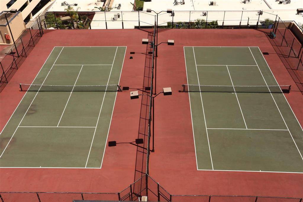 Tennis court.