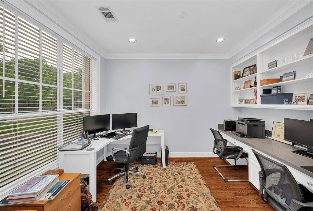 Ideal home office with desirable front-yard view
