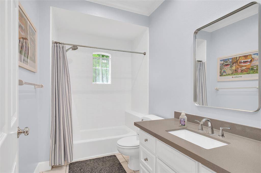Updated second full bath