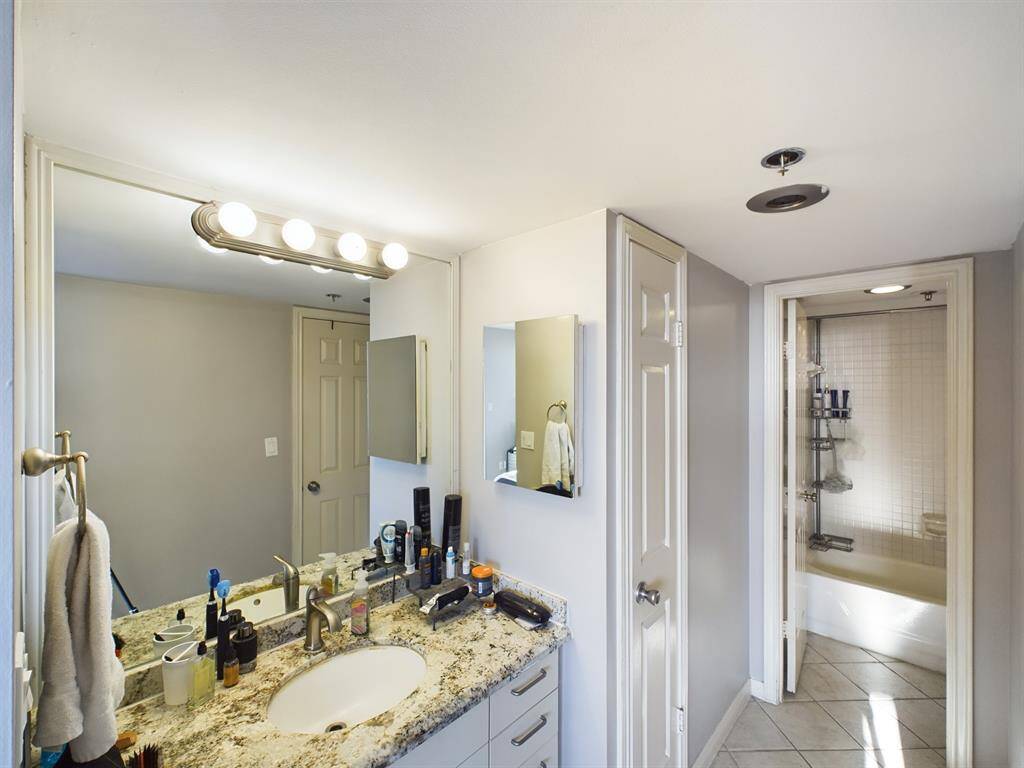 Primary Bath with Updated Counter & Fixtures