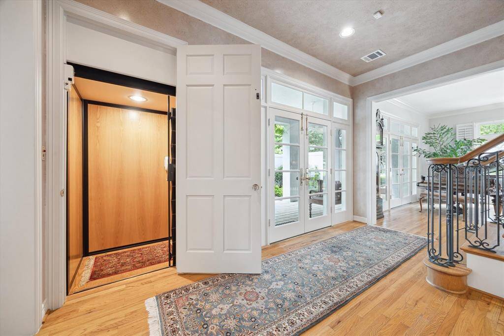 We also have a full sized elevator that goes to all three floors. Let’s head upstairs!