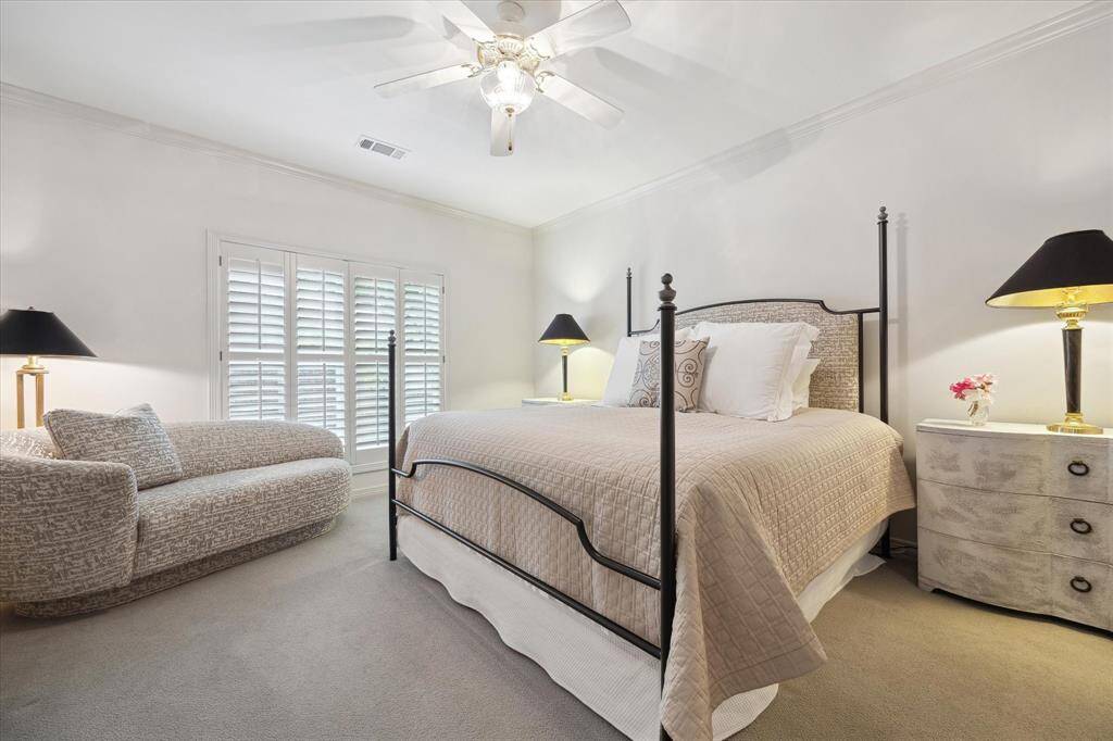 All secondary bedrooms are large, have ensuite bathrooms and walk-in closets.