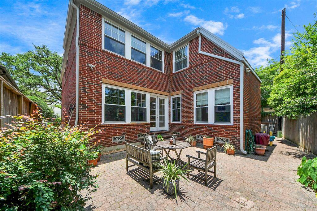 This inviting sunken patio provides a tranquil setting for morning coffee or evening conversation under the stars.