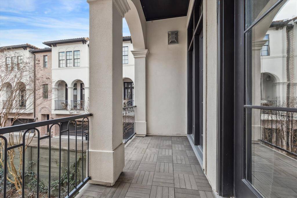 Balcony patio off the living space for your morning coffee.