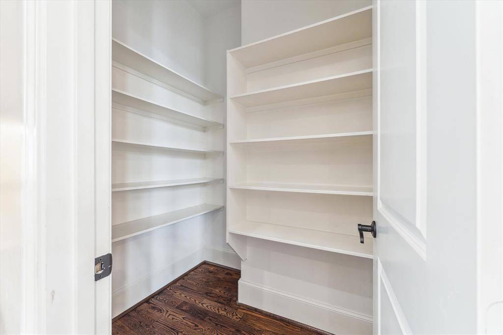 Generous pantry in the kitchen