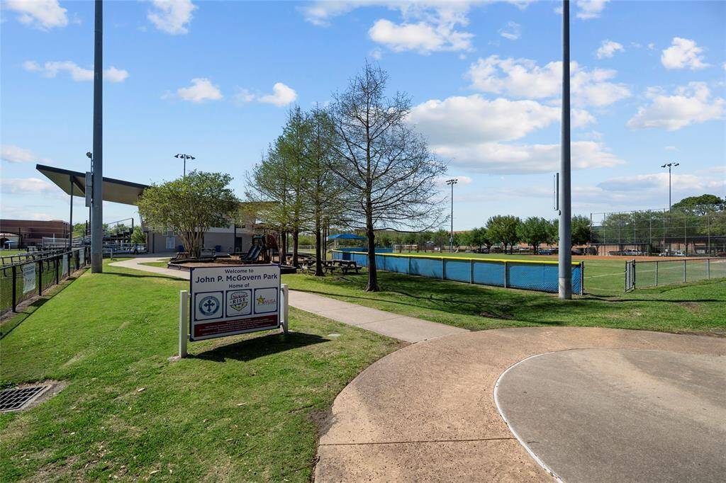 McGovern park close by