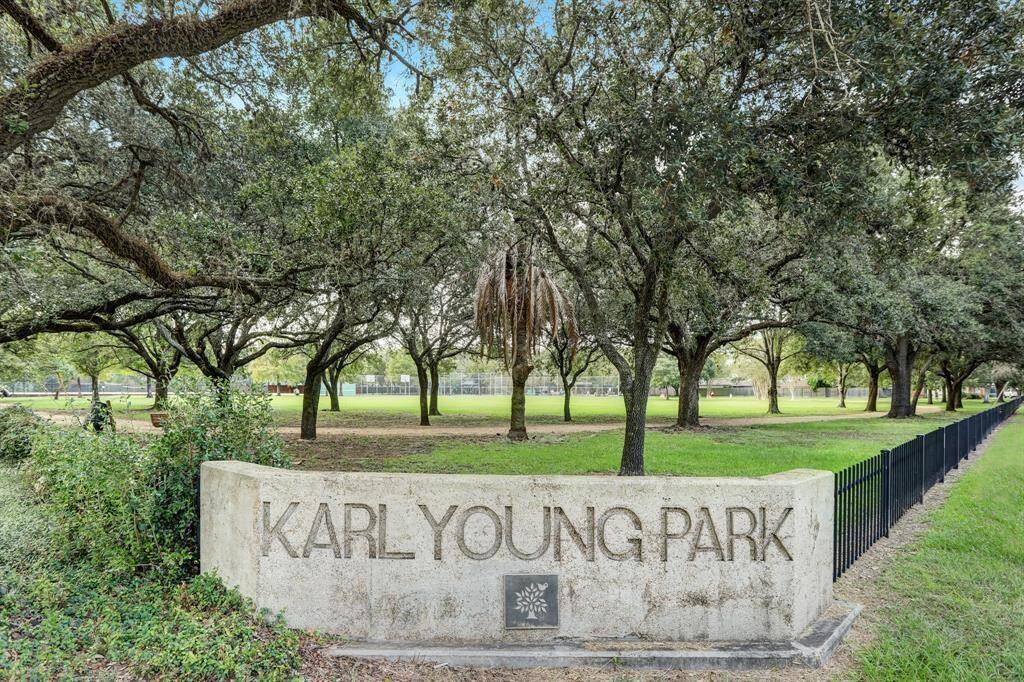 Karl Young Park a few blocks down