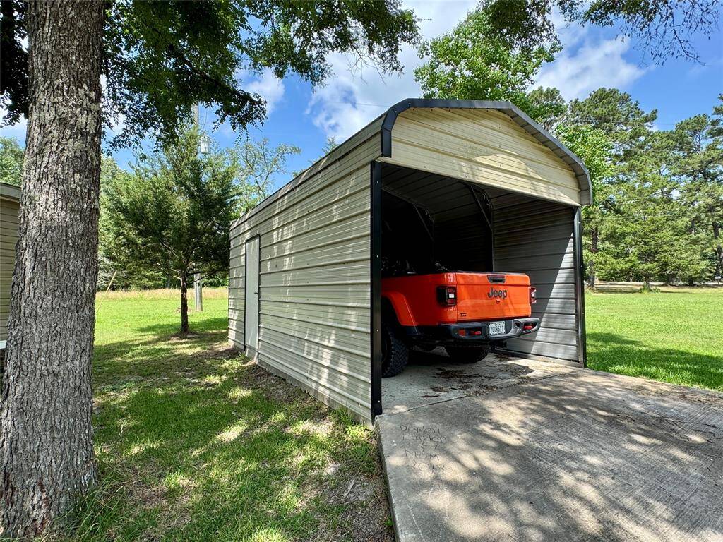 Seller Added a 12x20 Carport on Concrete Slab with Concrete Drive