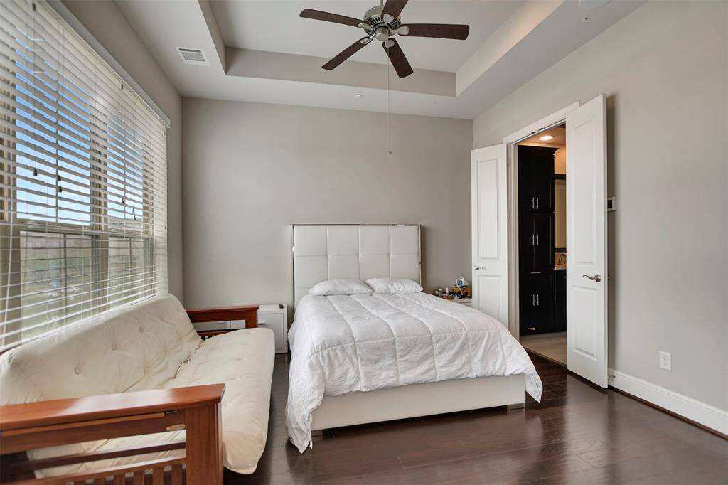 Primary bedroom is located on the third floor