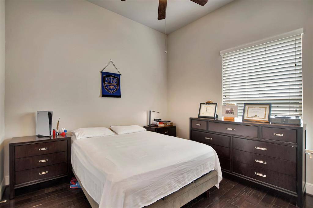 Third bedroom is on the third floor on the opposite side of the primary bedroom.