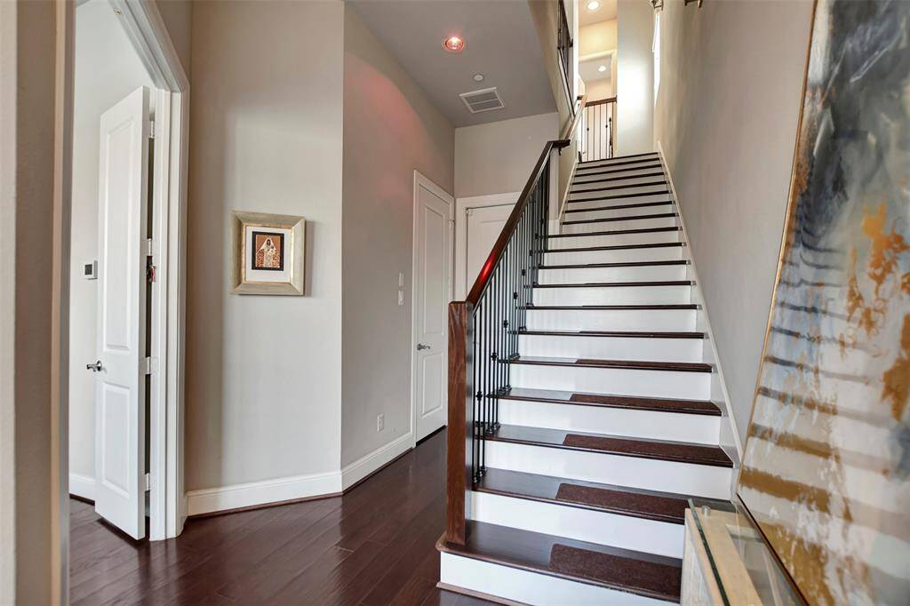 As you enter, first bedroom is to the left.