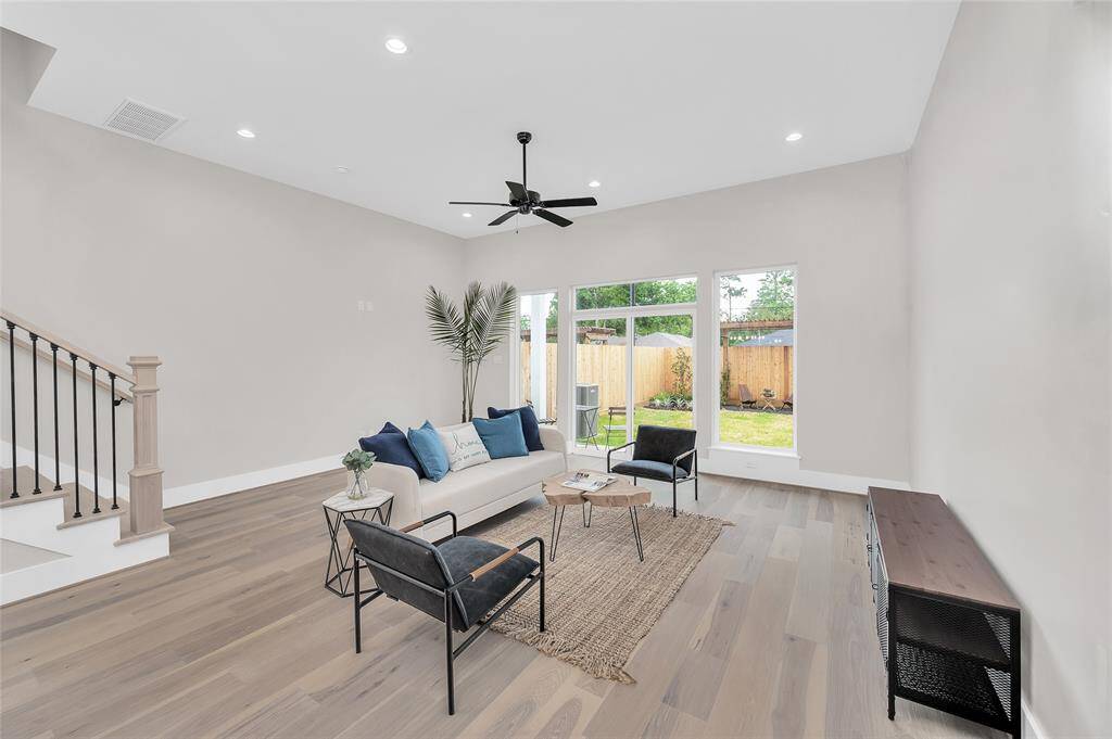 Large patio door and windows leading to your private yard