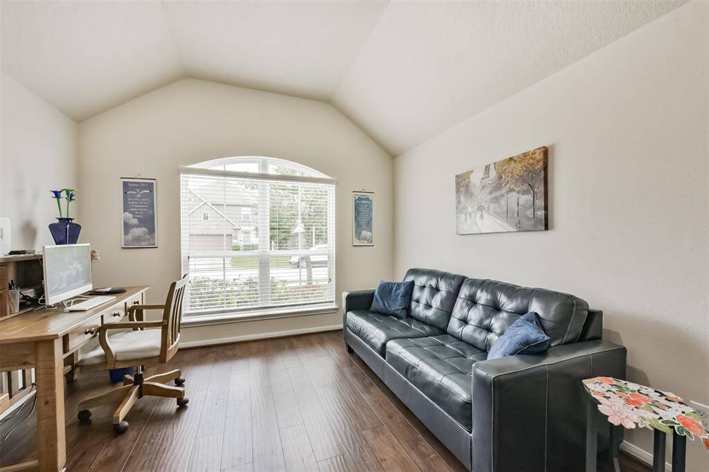 This can be used as a bedroom or a home office.