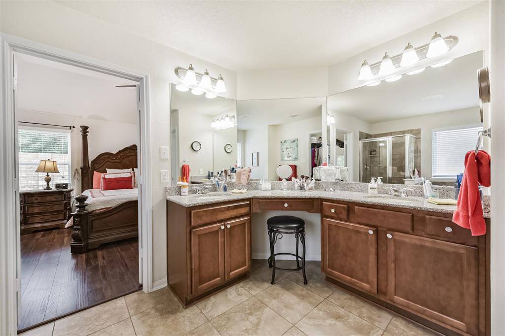 Excellent counter space and cabinet storage.