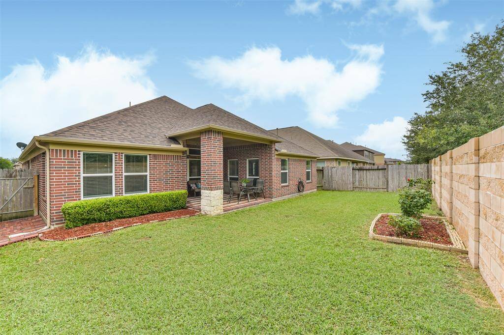 This home's backyard is bigger than others because it is not up against other homes.