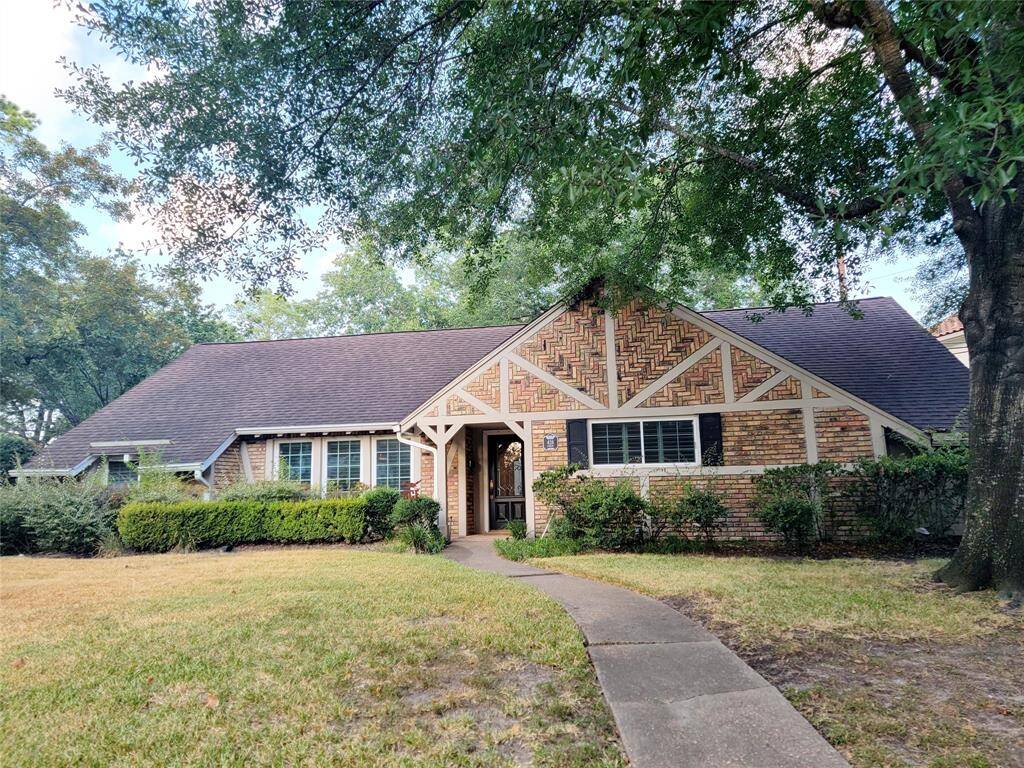 Front. large corner lot.