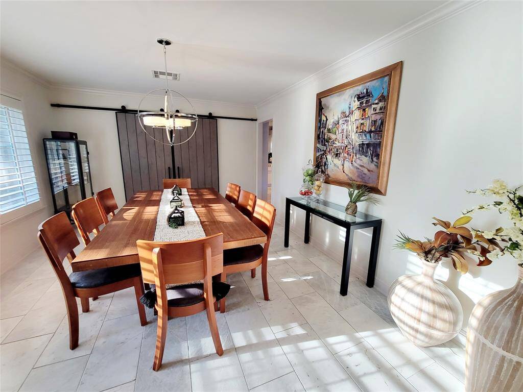 Formal dining.