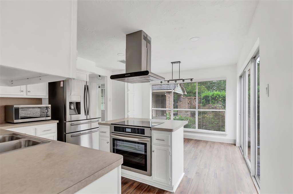 Kitchen with updated appliances