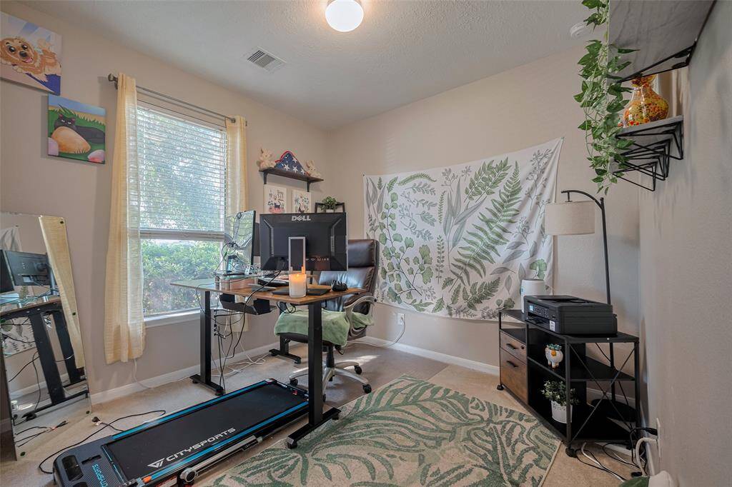 Bedroom currently being used as an office