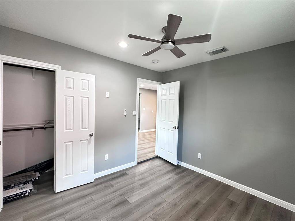 Front bedroom with closet