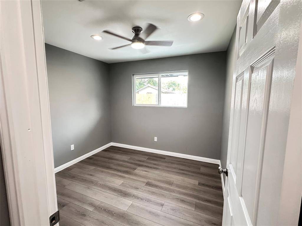 Guest Bedroom with window to backyard