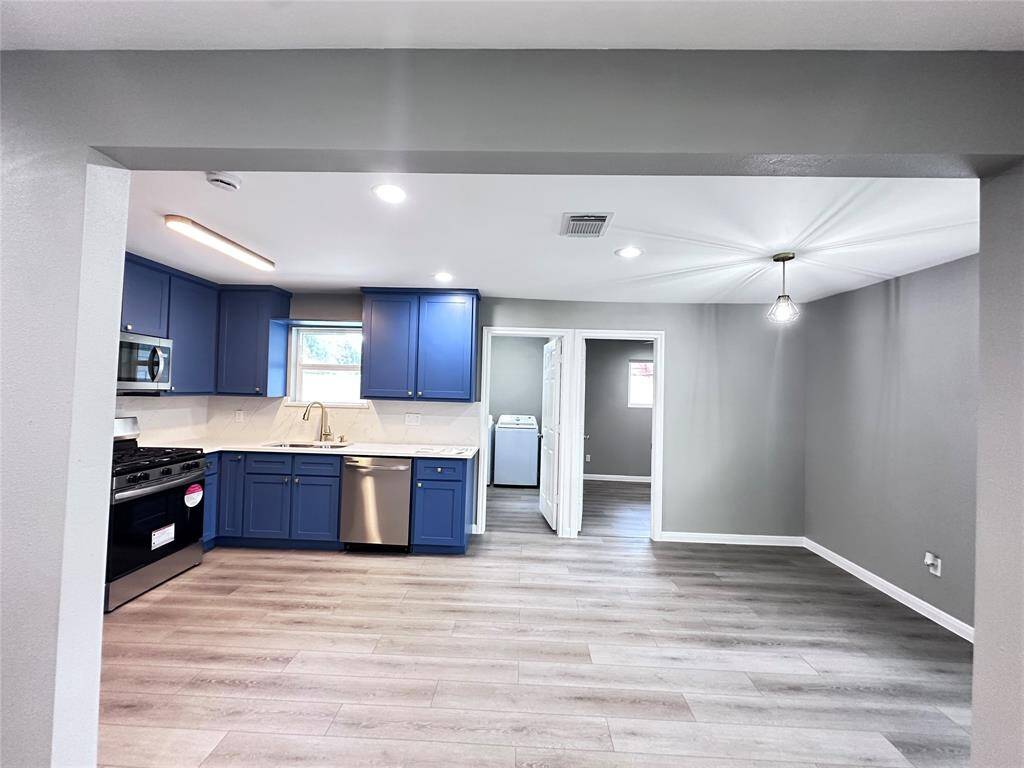 Dining and living area