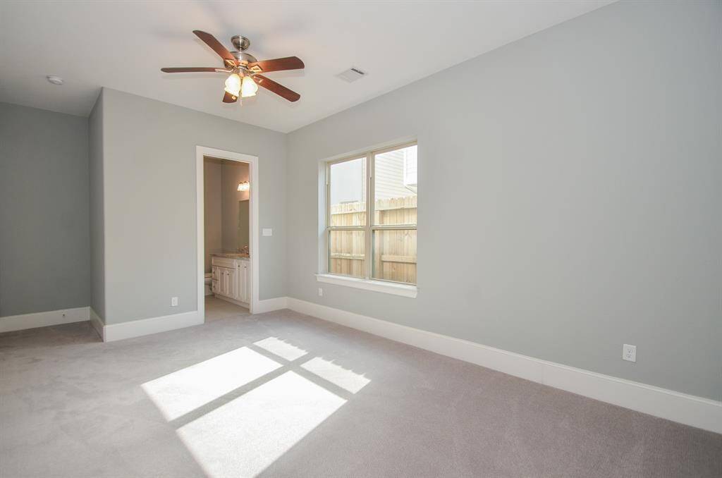 Photos from previous listing.Upon entry on the first floor, there is a beautiful ensuite bedroom. Room now has blinds.