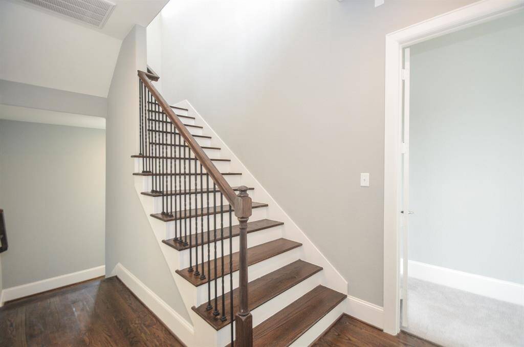 Photos from previous listing. Stairs leading up to the second floor.