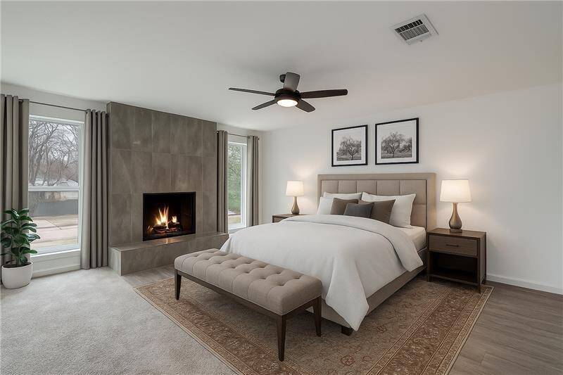 Virtual Stated Mater bedroom
