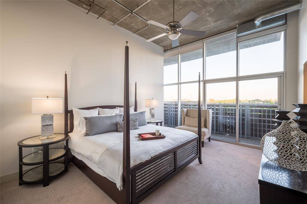 The generously sized bedroom serves as a tranquil sanctuary, designed for ultimate relaxation and comfort.