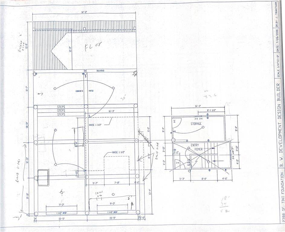 Construction drawing - Ground floor